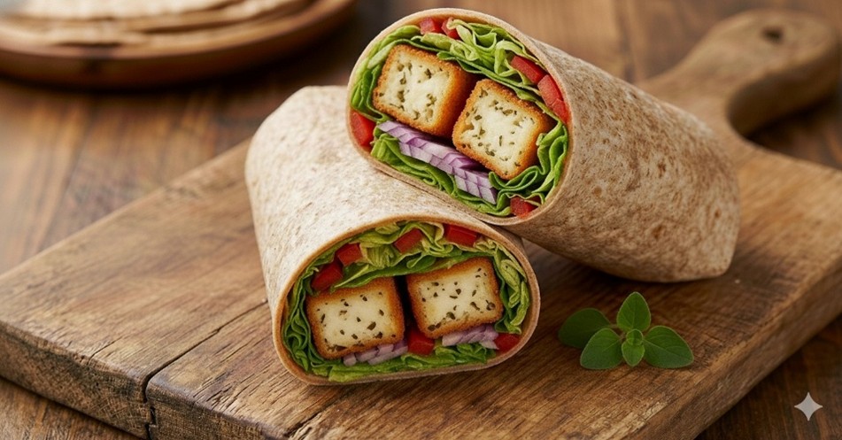 Crispy Paneer Wrap